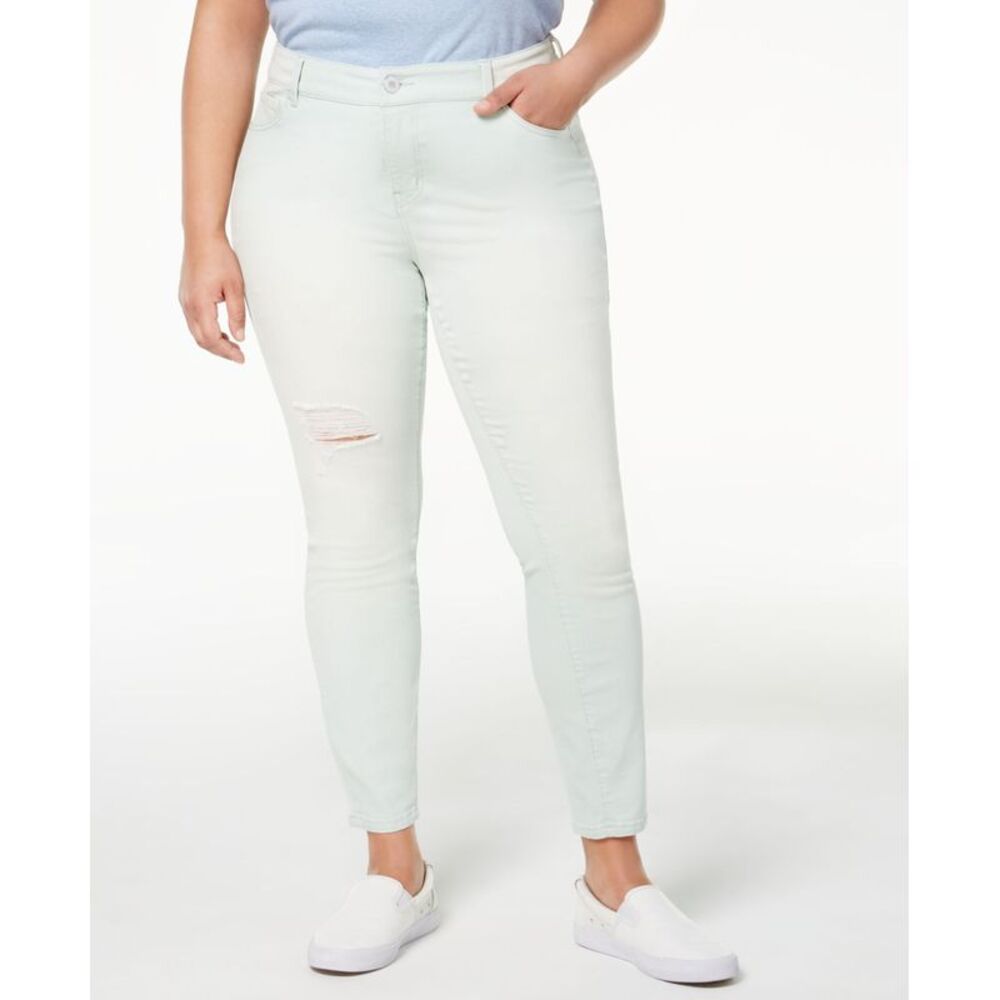 Celebrity Pink Plus Size Ripped Skinny Jeans